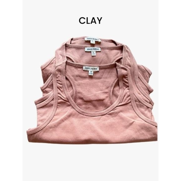 (NWT) Racerback Tank Bodysuit - Clay - Picture 2 of 3